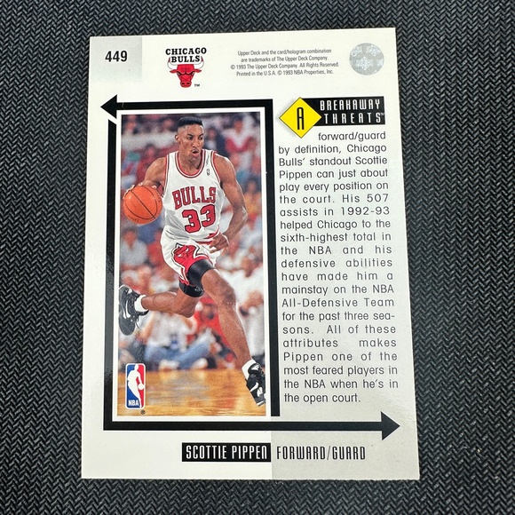 Pippen & Rodman 90's Bulls 8 card lot - Picture 3 of 13